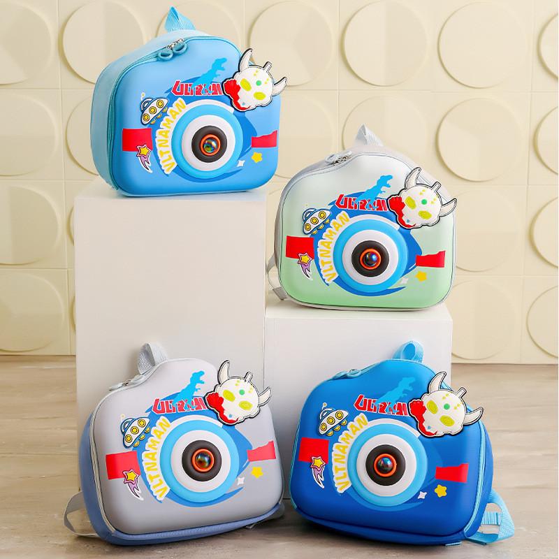 Cartoon Ultraman Kids Backpack With Lightweight Nylon Material For School Use