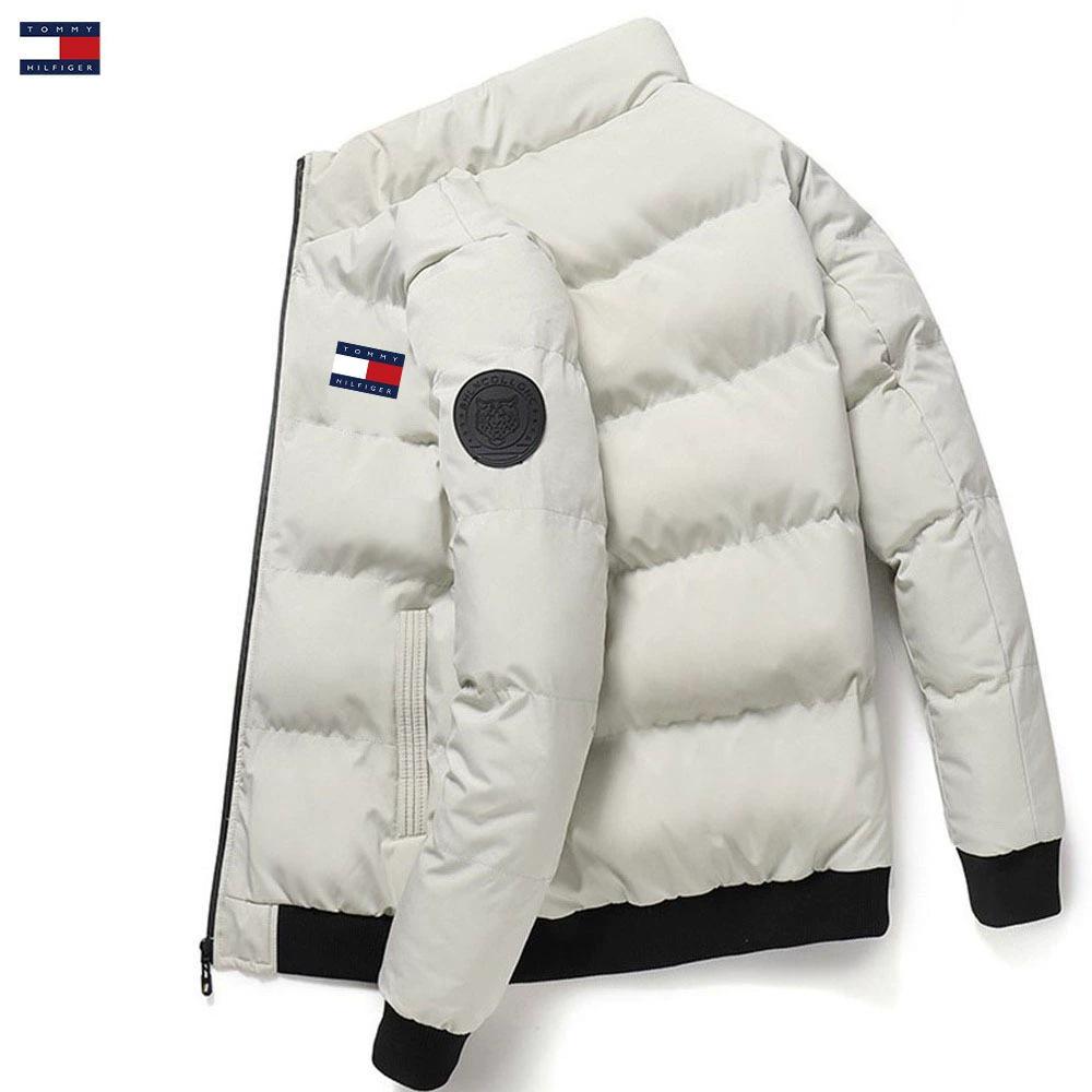 Winter Heren Dikke Katoenen Jas met Opstaande Kraag, Casual Koreaanse Stijl Bovenkleding - Nieuwe Collectie.
