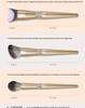 Set di 12 Pennelli da Trucco Color Oro Champagne con Setole Morbide per Ombretto, Cipria, Fondotinta e Correttore.