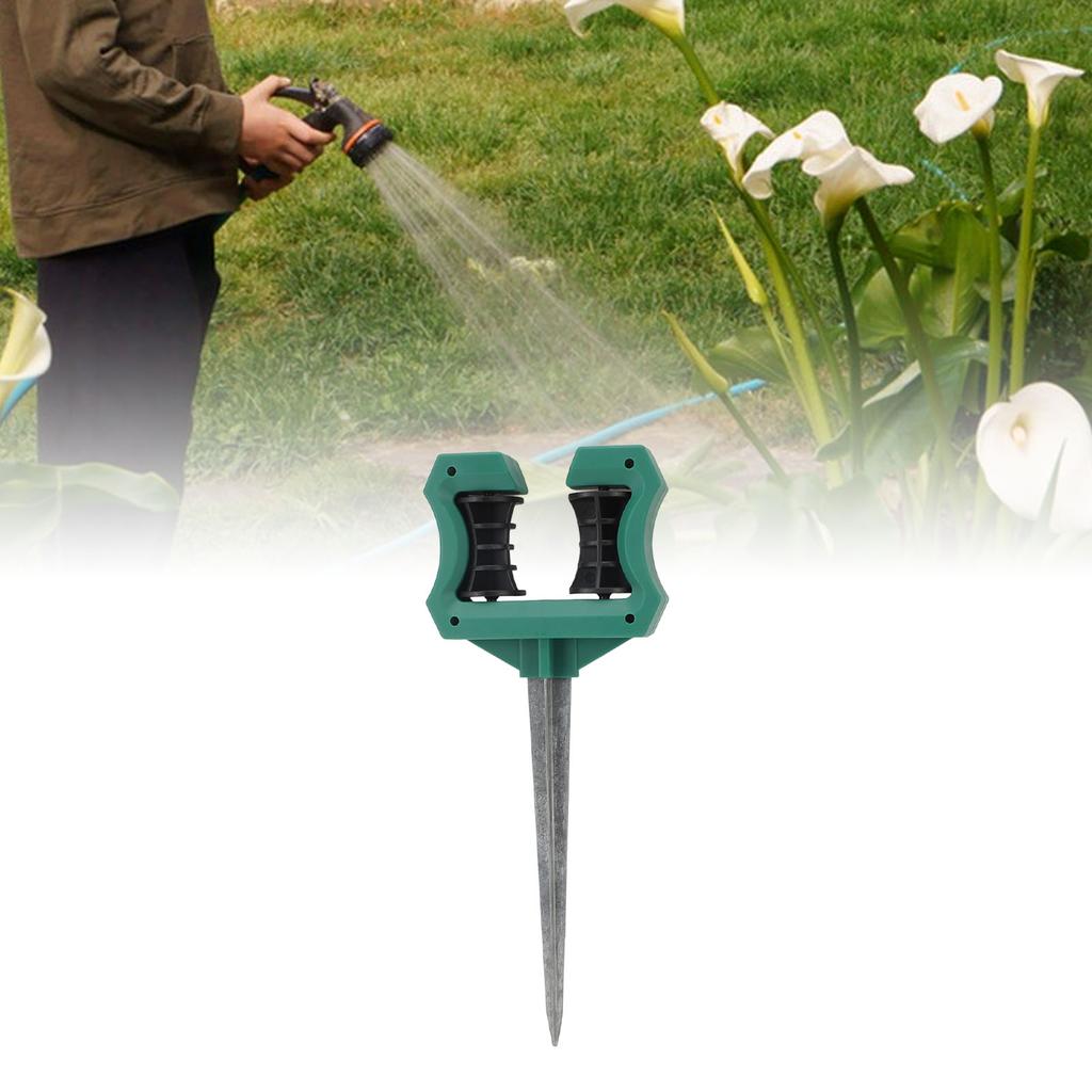 Lawn Hose Guide Spike Roller Reel Sturdy Multifunctional Hose Support Guide Stake Holder for Yard Ga