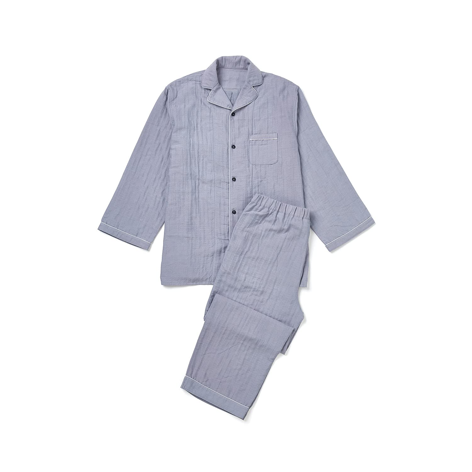 

Мужская пижама из марли Towel Museum, серая, XL, 24-8017182GY серый