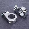 38mm 1.5in Universal Foot Rest Footpeg Mounting P Clamp Motorcycle Accessory Fit for Honda(Electroplate )