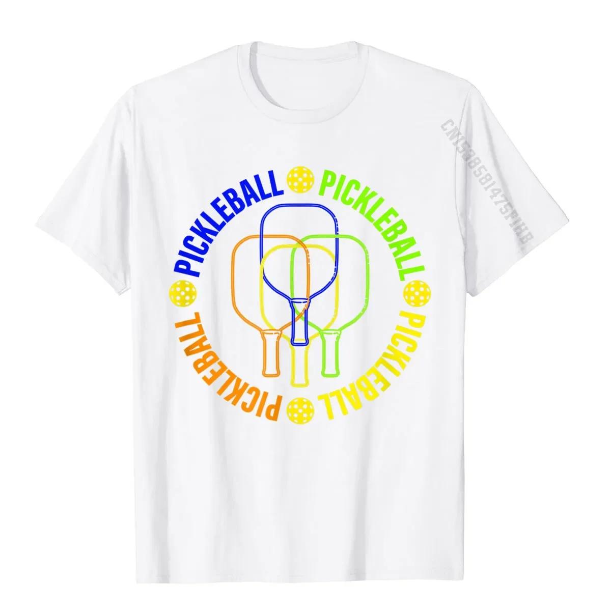 Летняя футболка Pickleball Player Paddleball Lover, футболка Pickleball Paddle And Ball с красочным графическим принтом, брендовые женские топы унисекс S