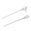 Vintage Moonstone Star Moon Hair Sticks For Women Chinese Style Cross Tassel Hairpin Disk Hair Chopsticks Hair Accessories