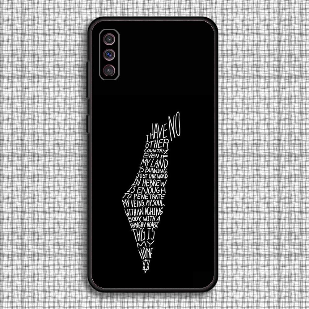 

Israel Phone Case For Samsung S23,23,22,30,21,10,9,Note20 Ultra,Lite,Ultra,5G,Plus,FE,Black Soft Case Samsung S10e