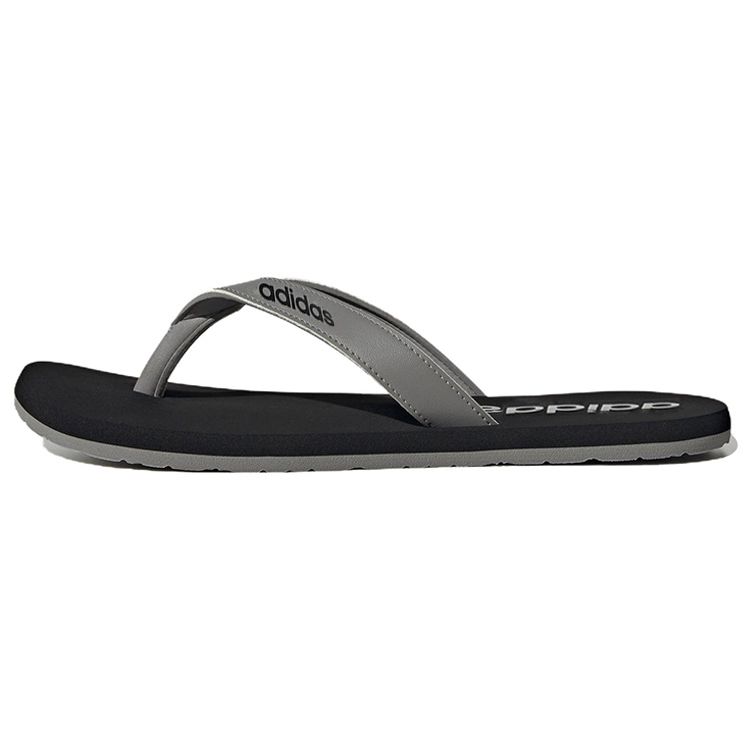 Adidas Eezay Non-Slip Durable EVA Massage Flip Flops Men Footwear Black Gray HP2927 44½