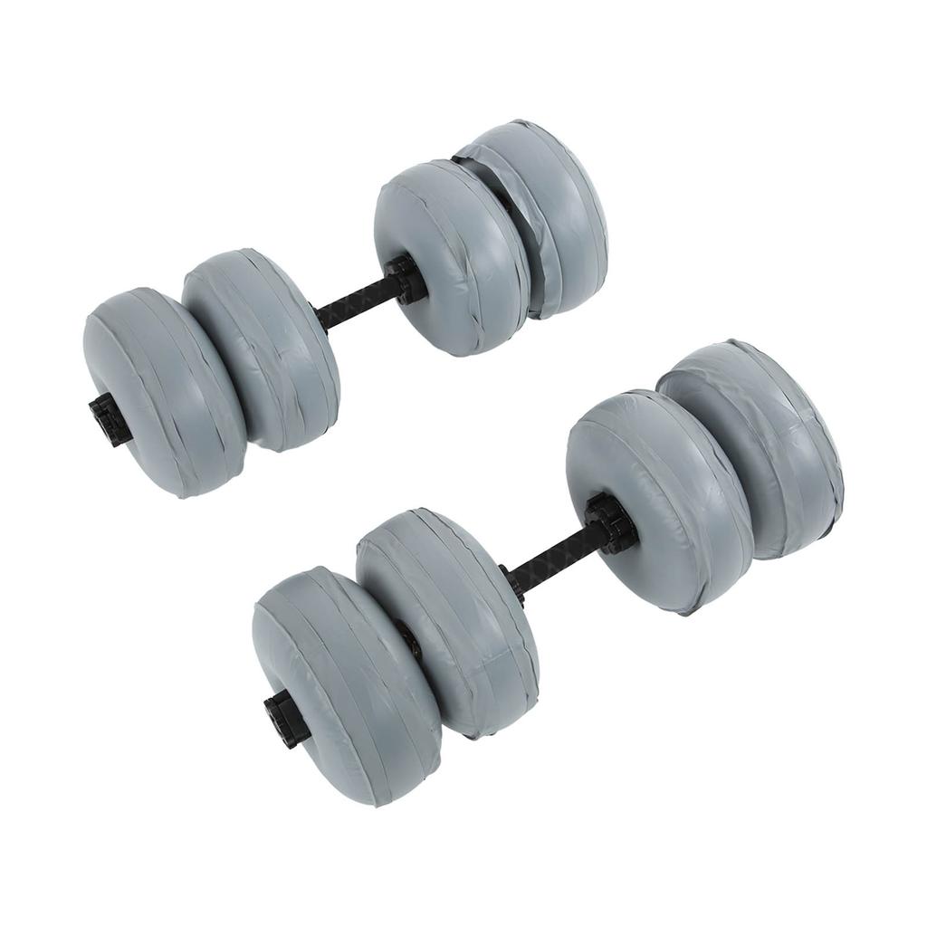 30kg Adjustable Travel Water Filled Dumbbells for Men Women Arm Muscle Training Home FitnessGray