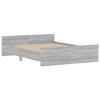VidaXL Cadre de lit tête de lit et pied de lit gris sonoma 160x200 cm 3203766