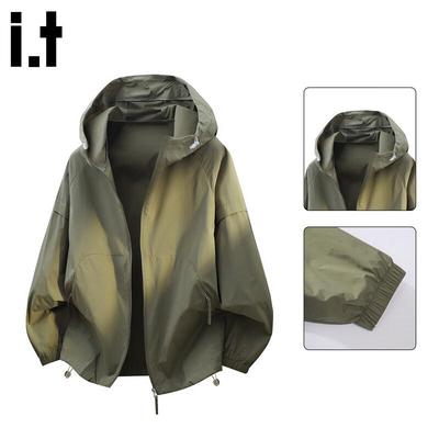 CHOCOOLATEit Men's Ice Silk UV Protection Hooded Jacket