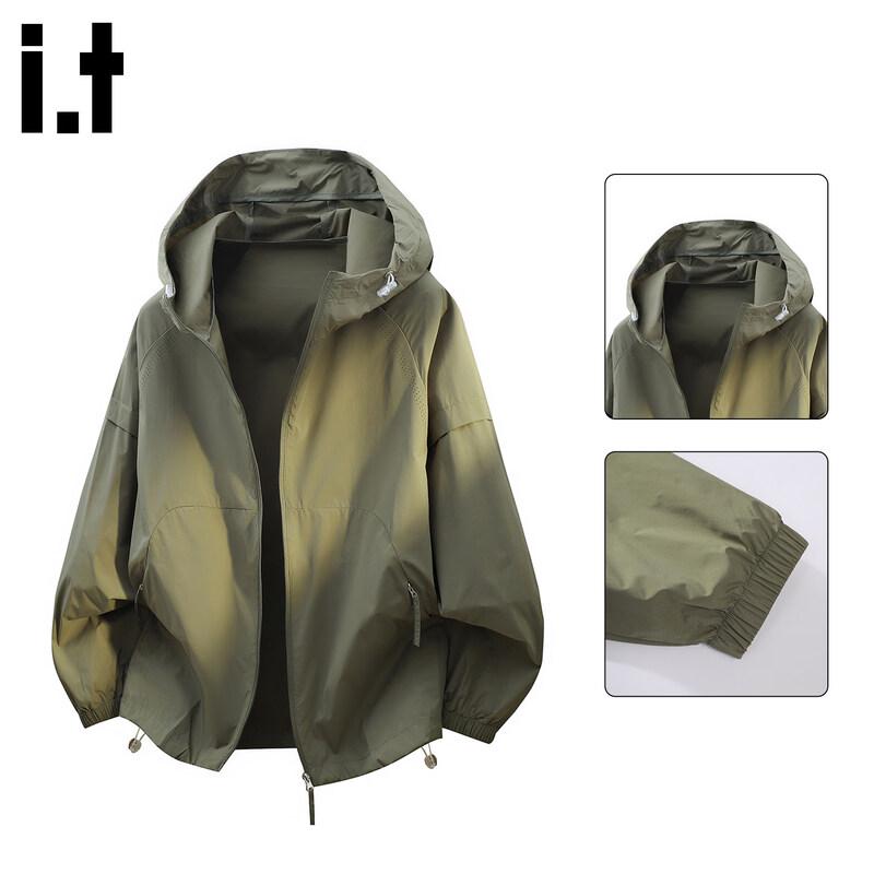 CHOCOOLATEit Men s Ice Silk UV Protection Hooded Jacket M