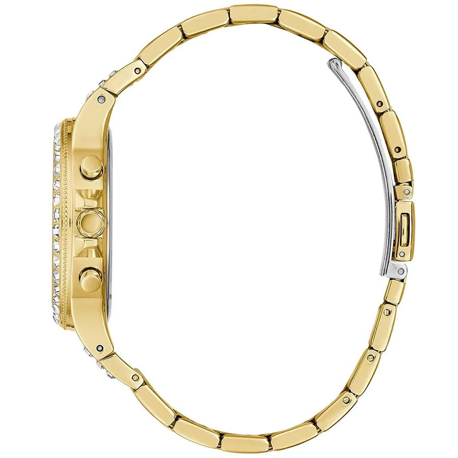 Guess Orologio da Donna al Quarzo con Cinturino in Acciaio Inossidabile Dorato a Tre Lancette - GW0320L2
