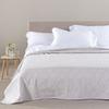 Aquamarine Jacquard Satin Double Bed Summer Bedspread 260X260