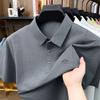 Men's Short Sleevepolo Quick-Dry Breathable Lapel Collar Printed Casual Fashion Versatile T-Shirt Top