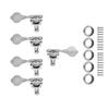 2L3R3L2R3L3R1L4R4L1R Open Gear Bass 5-String Tuners Tuning Pegs Keys Machine Heads For Bass Guitar Chrome Gold Black