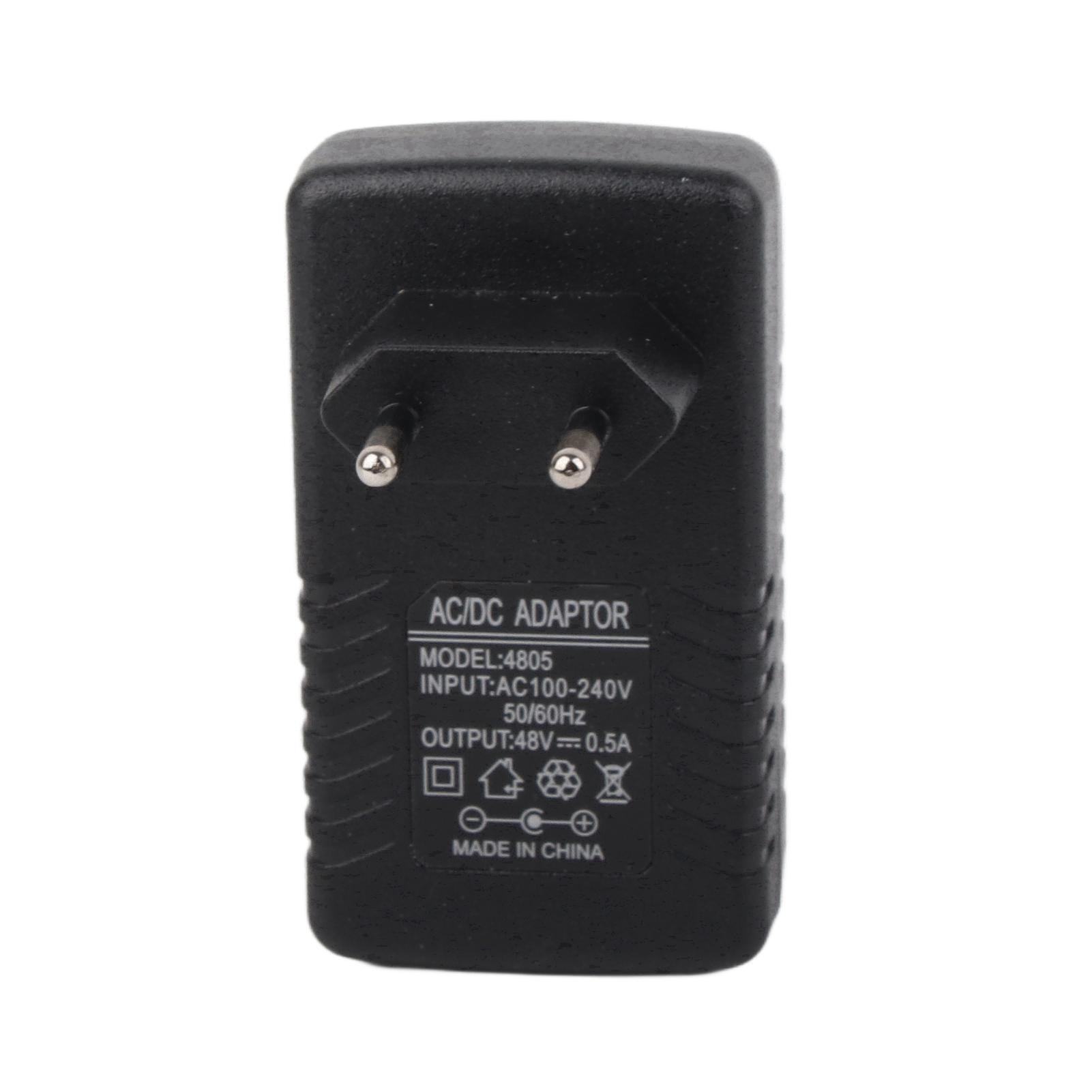 

48V 0.5A Wall POE Injector Ethernet Adapter IP PhoneCamera Power Supply EU Plug
