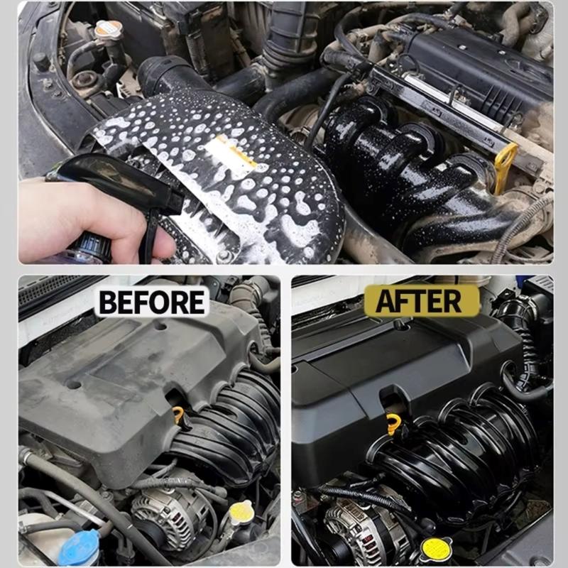 Multipurpose Vehicle Engine Cleaner Powerful Oil Removal Solution Safe Grease & Stain Remover for Engine Bays
