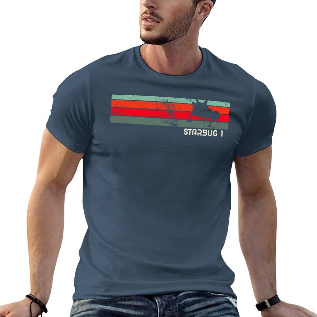 Sommer Mode Trends Starbug 1 Retro Roter Zwerg Lustiges T-Shirt T-Shirts für Unisex Grafik Lustiges T-Shirt Unisex Einfaches T-Shirt