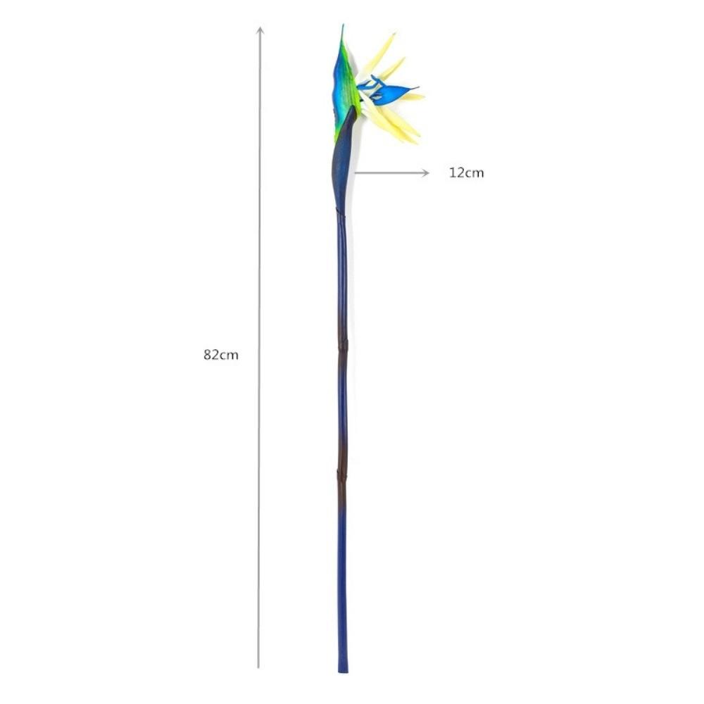 Authentic Touch Artificial Bird of Paradise Long Stem Fake Flower Faux Plants  Wedding Decoration