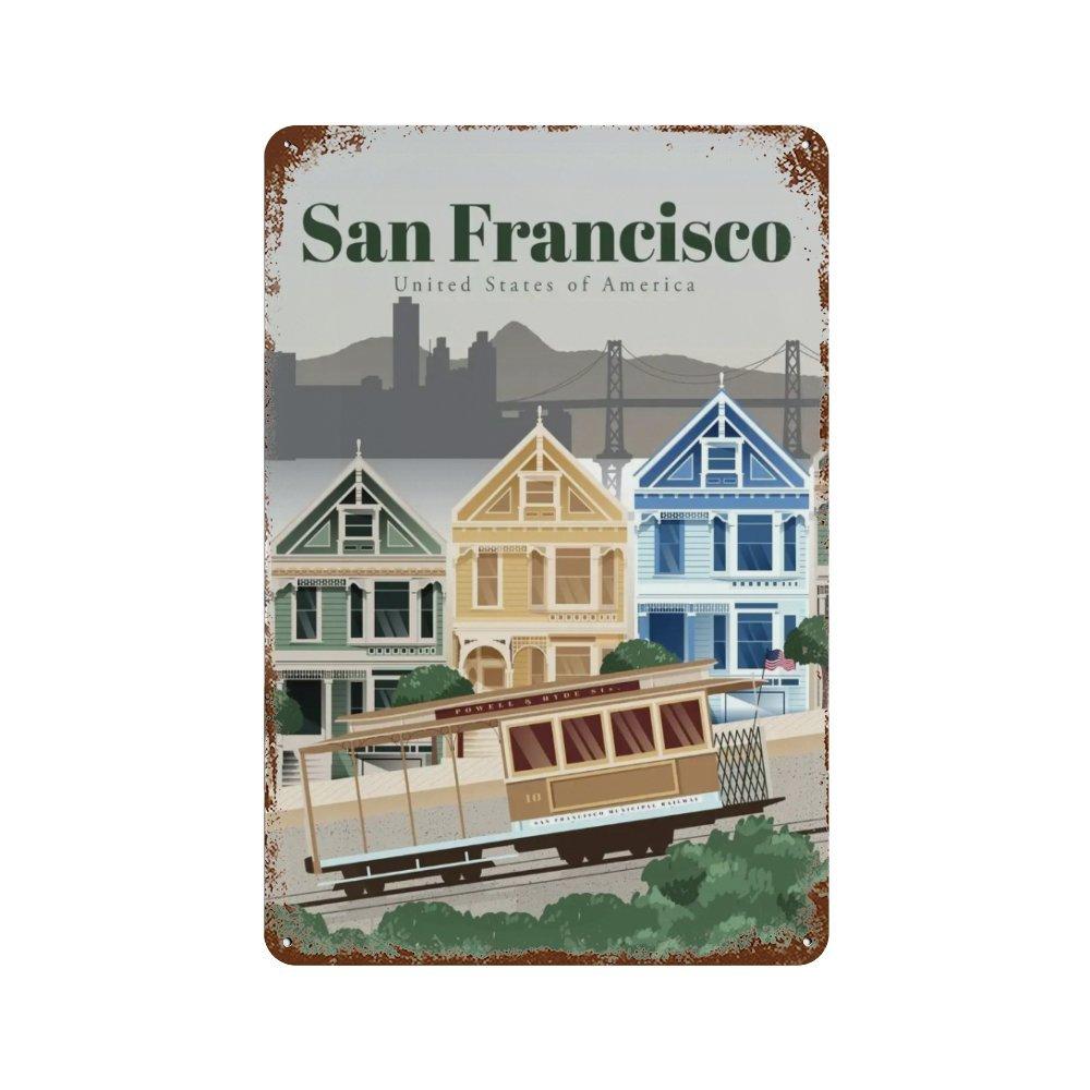 Amsterdam London Iceland Bali Travel Poster Metal  Sign Plaque Retro Plates For Club Man Cave Bar Hotel Cafe Wall Decor