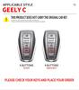 Zinc Alloy Car Key Case Cover Protective Shell Fob For Geely Okavango Coolray Atlas Monjaro Tugella Emgrand Gt S Proton X50 X70