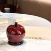 New Toothpick Holder Apple Shape With Floss Storage Stylish Home Decor For Kitchen Peace Joy Atmosphere Desktop Decoration
