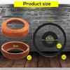 2 Sets Of 90 Handle Pump Leather Seals Set OD 60 Mm Leather Sleeve And O-ring Seals Set Bottom Compatible With Hand Pumps
