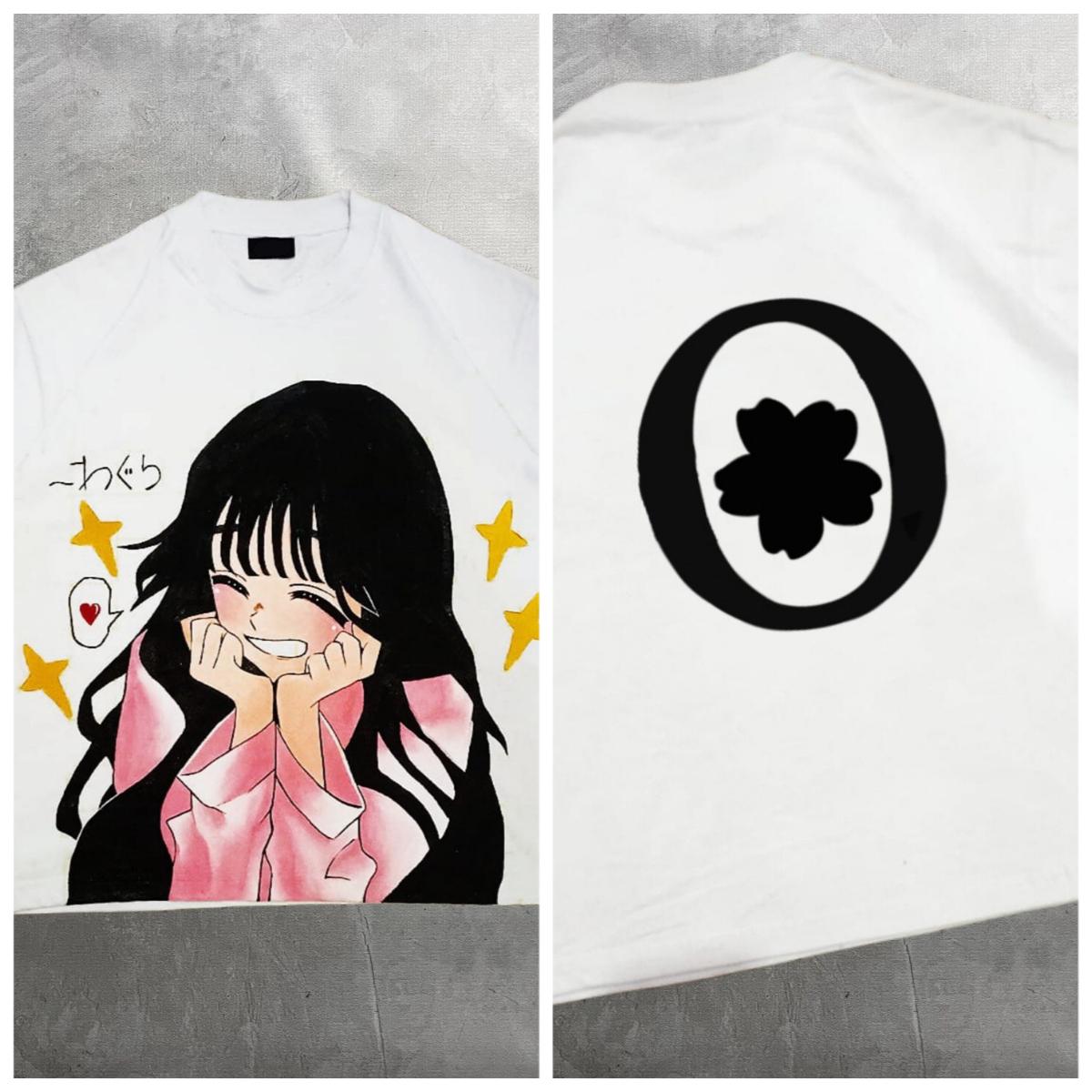 

Japanese-style Creative Girl Anime Vintage Short-sleeved T-shirt Suitable for Both Unisex and Women Cheap Clothing Drip Clothing 4XL