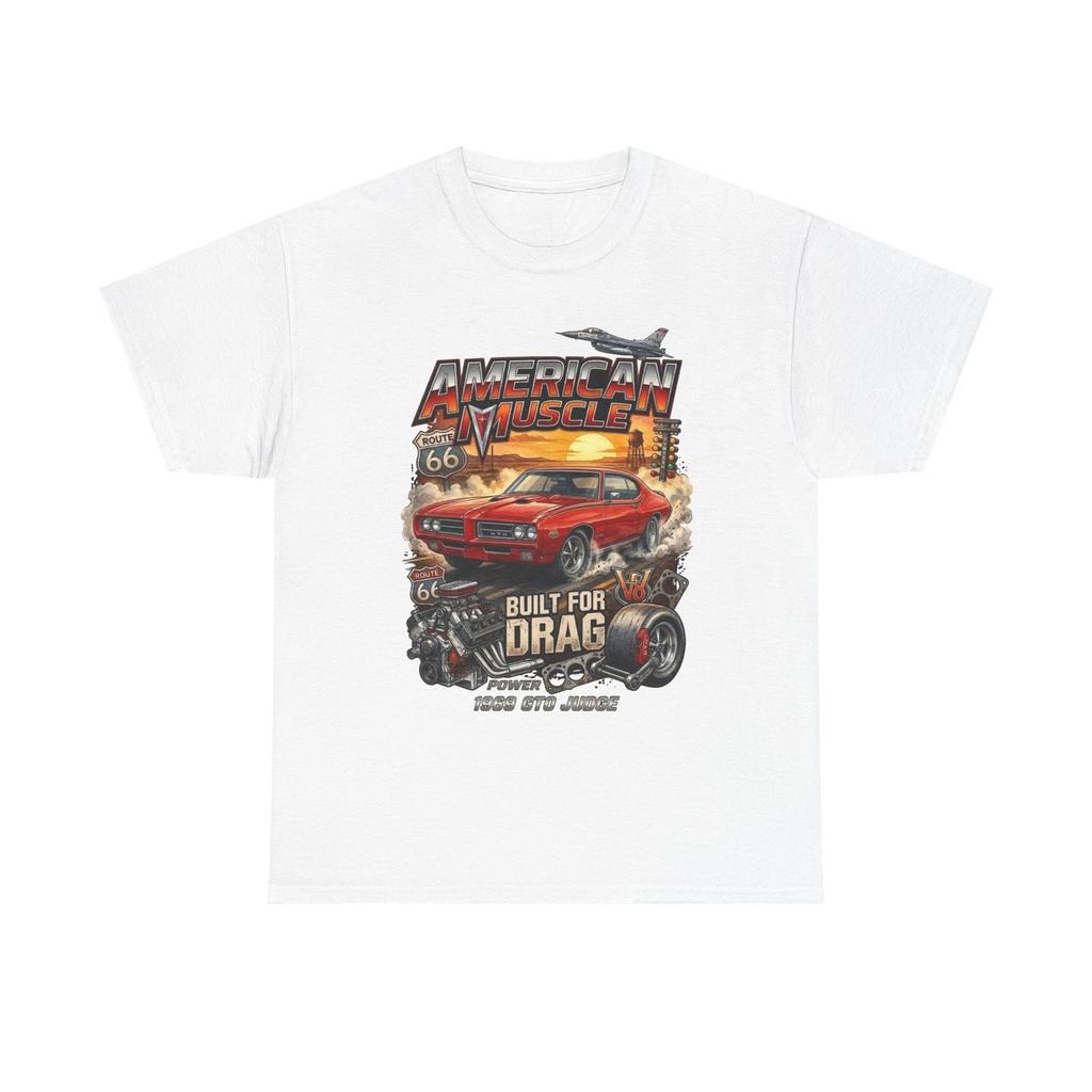 American Muscle 'Built for Drag' Vintage Car Tee