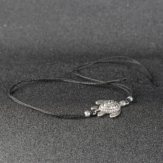 3 Stück Damen Schildkrötenanhänger Mix Farbe Stilvoller Fußkettchen Fußkette für Party