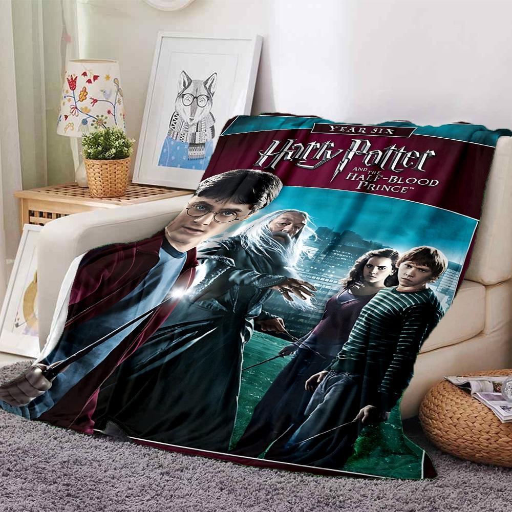 

1pc Harry Potter Half-Blood Prince Flannel Blanket Soft Warm Throw for Home, Office, Travel, All-Season Cozy Bedding Gift L1402 80cmx120cm(31inx47in)