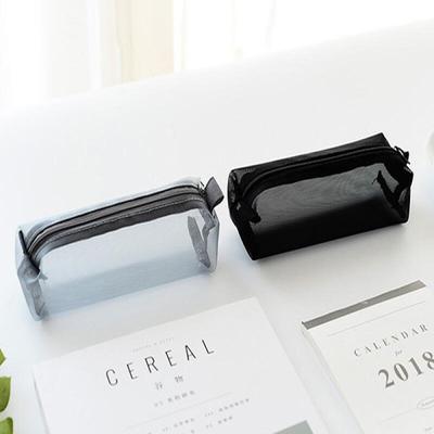 Square Mesh Pencil Case Pouch