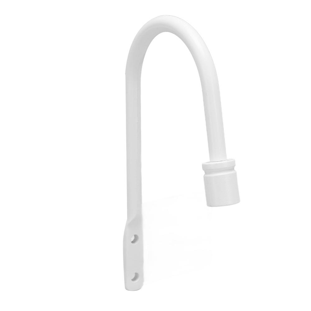 2Pcs White Curtain Tiebacks Carbon Steel Drapery Holdbacks Window Curtain Holdbacks Family