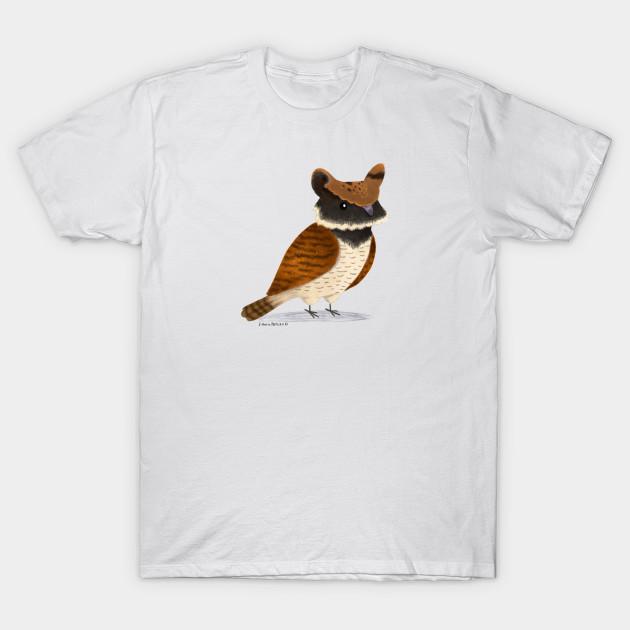 Men Black Print T-shirt Great Eared Nightjar Bird No-Cut Transfer Paper Print Cotton Tshirt XL