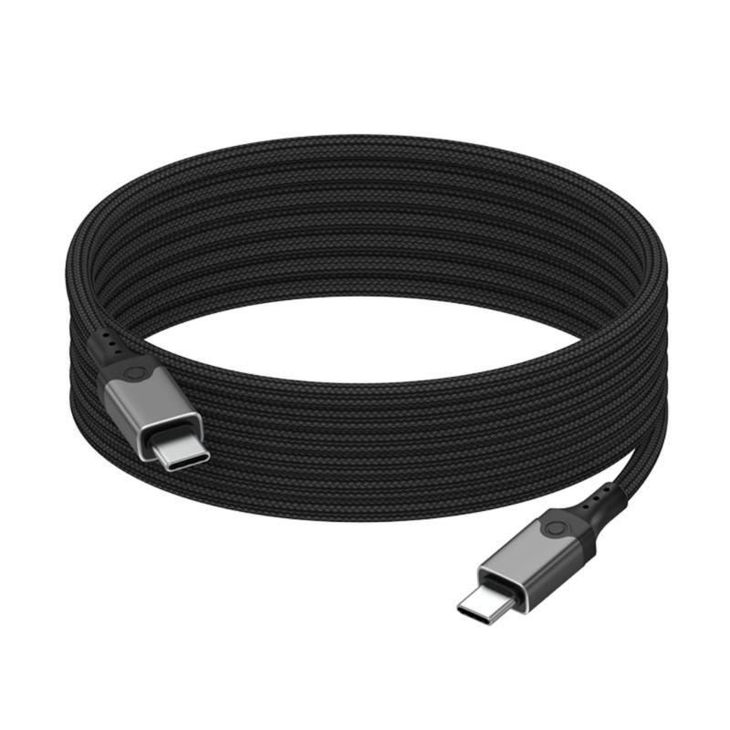 USB5.0 USB C to USB C Cable 80Gbps 16K@60Hz 240W Fast Charging USB C Data Cord Video Cable for Smartphone Laptops