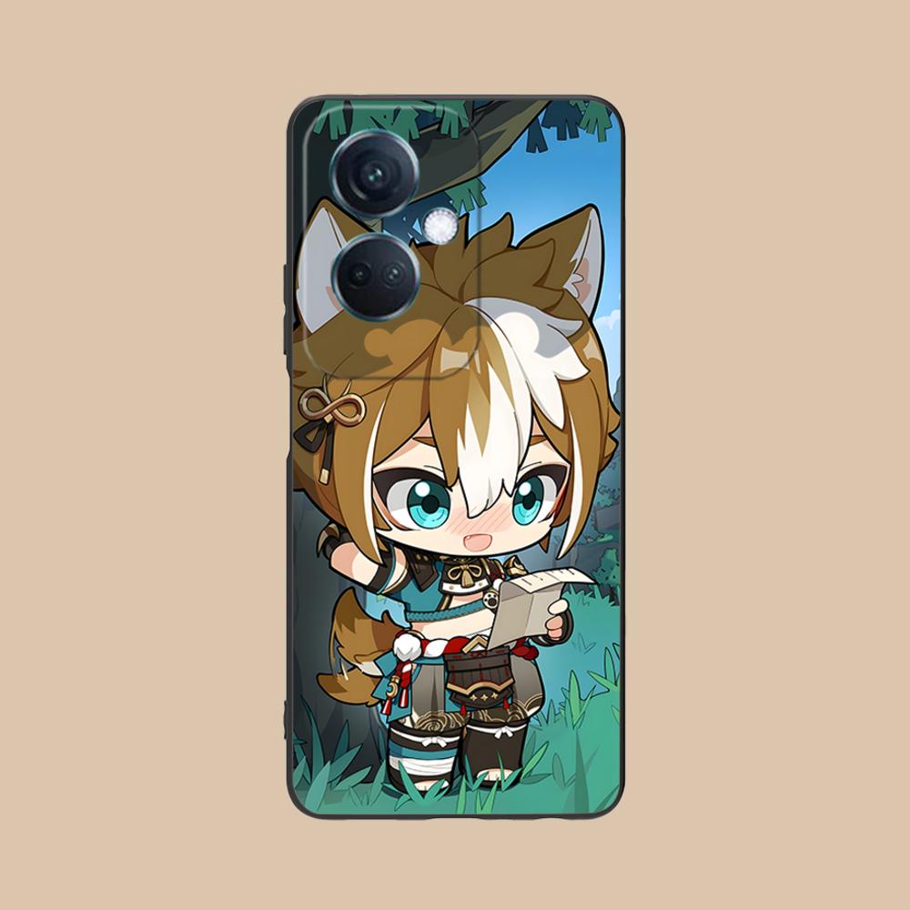 Game GI Gorou Mobile Phone Case for OPPO Find X9 X8 X7 X6 X5 X3 X2 Plus s Pro Ultra Lite Colorful Printing Cover Pretty Luxury