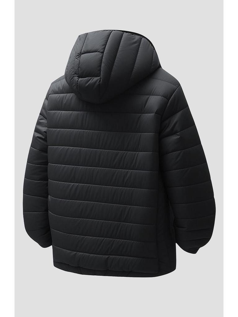 2025 Men's Lightweight Hooded Cotton Jacket - Winter Style, Fashion-Forward, Perfect for Running, Casual, and Thin Yet Warm.