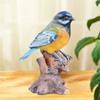 Resin Garden Bird Sculpture Cute Small Animal Model Durable Bird Statue  Outdoor Patio Porch