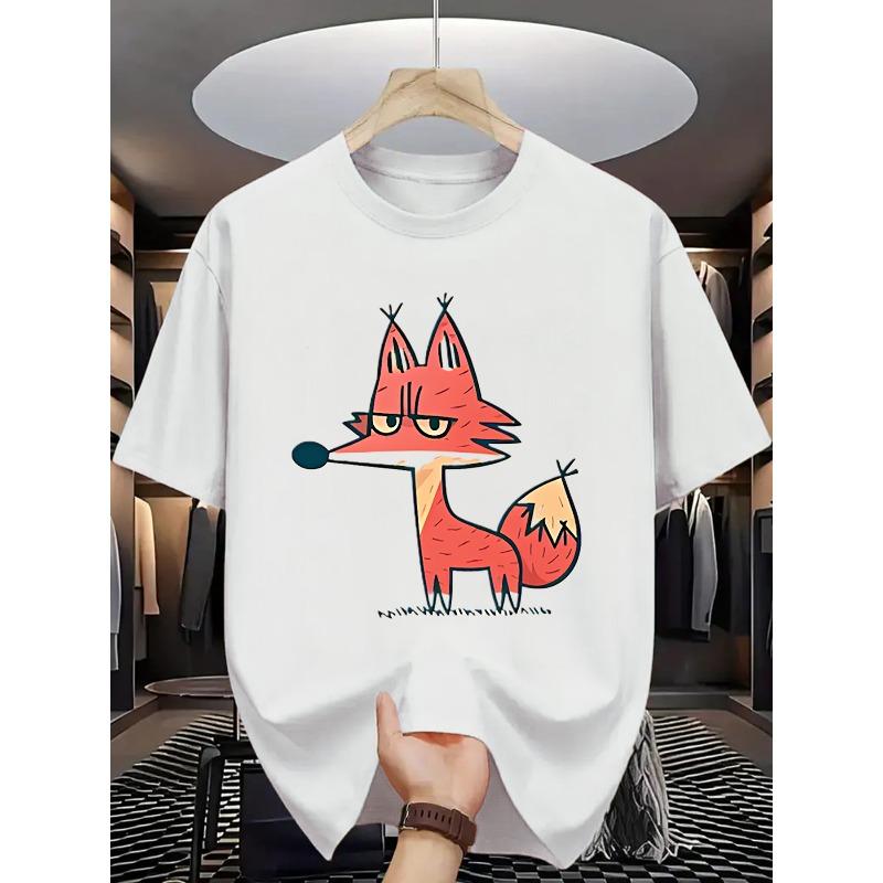 

Мужская футболка с принтом - Повседневная с круглым вырезом, Стильная, Идеально подходит для летних активностей на свежем воздухе, Необходима в путешествии, Одежда для путешествий | Удобный крой S белый