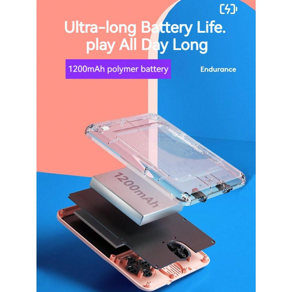 G7 Ultra-thin Mini Retro Handheld Portable Game Console 3.5-Inch LCD Color Screen Built-In 666 Game with Inbuilt Speaker Connect with TV Gameboy