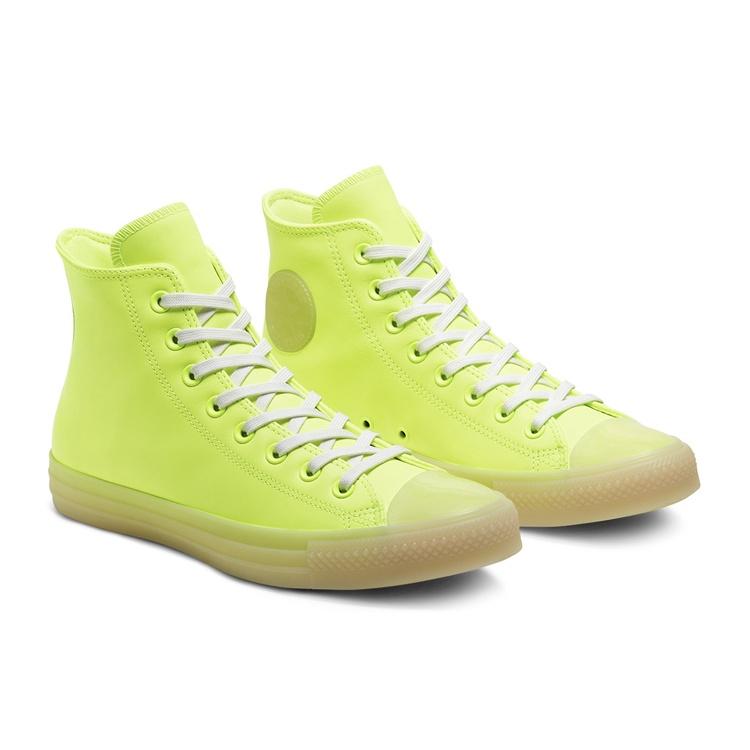 Converse Chuck Taylor All Star Neon Leather High 'Neon Yellow' Men's 166567C