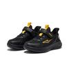 Erke Childrens Mingao 2.0 Mesh Version Comfortable Fashion Fitness Test Low-Top Running Shoes Kids sneaker Black Yellow 65124303070-013