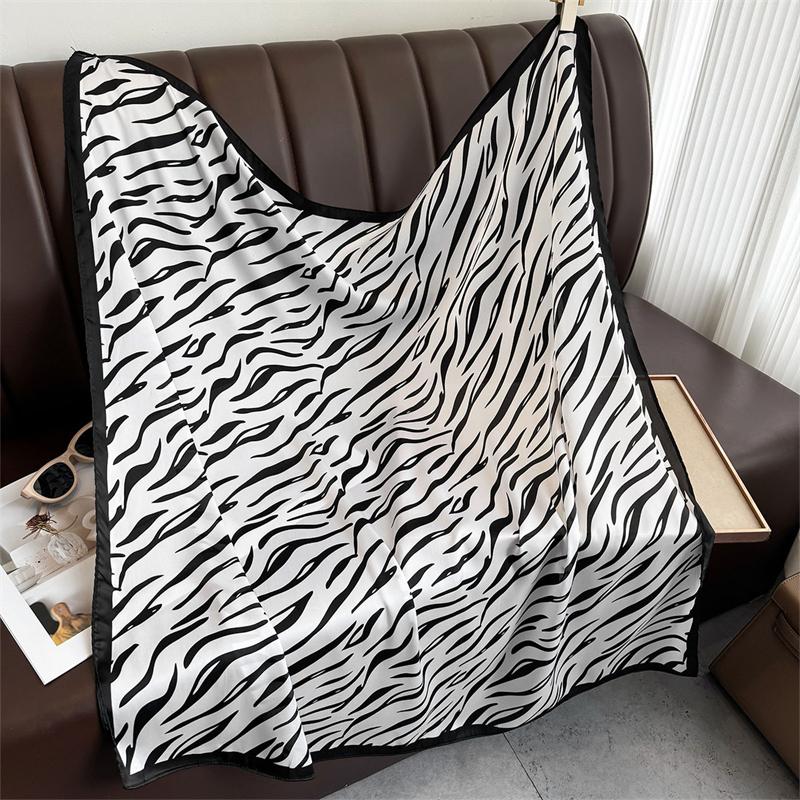 Luxe  Nouveau 90*90cm Foulard En Soie Bandeau Foulard Ruban Enveloppes Bandeau Foulard Femme Chales Bandanna Carre Foulard