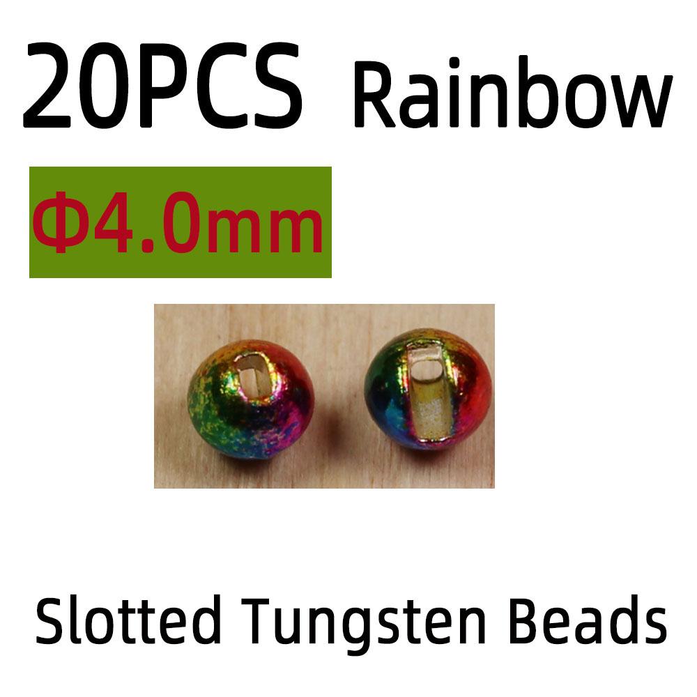 

20 шт. 2,5 мм ~ 5,5 мм прорезные вольфрамовые бусины джиг нимфы быстро тонущие мокрые европейские нимфы приманки для подледной рыбалки материал для вязания мушек