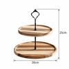 Smooth Serving Tray Detachable Multi Layer Frame Food Platter Elegant Storage Tray  Afternoon Tea