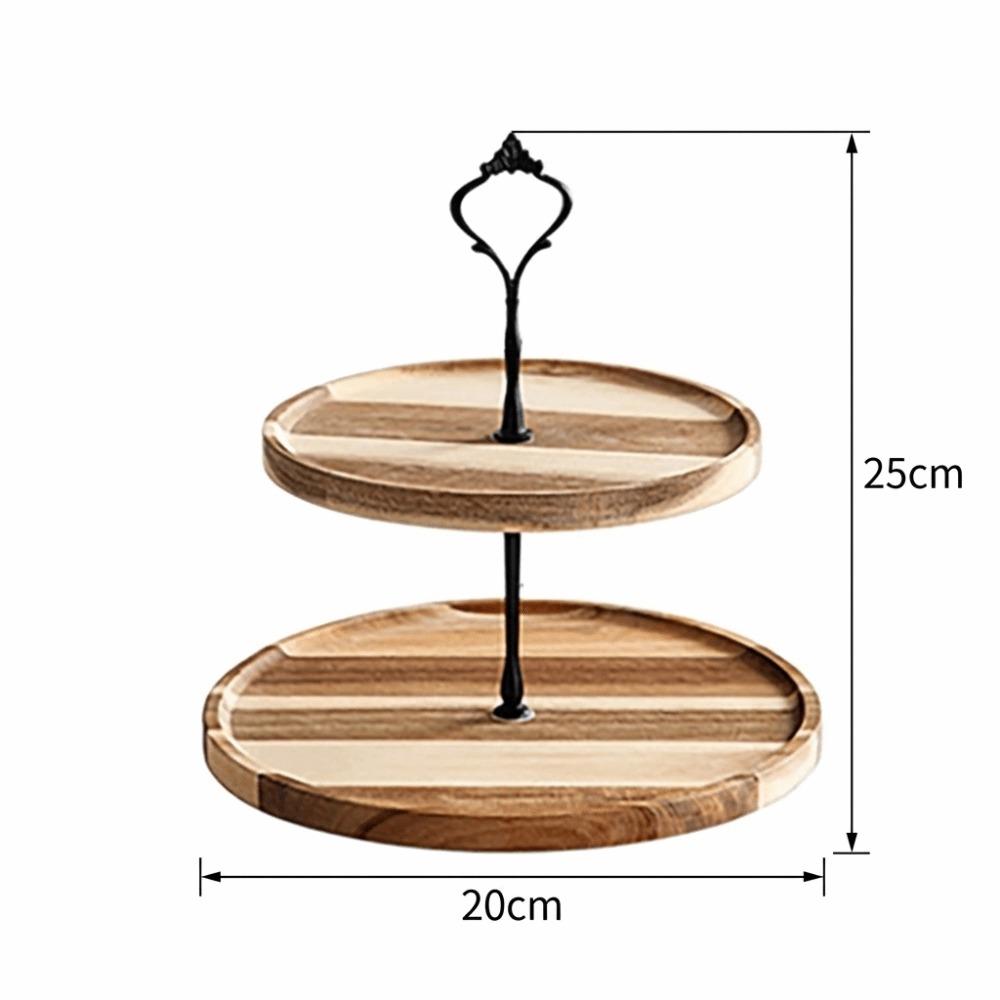 Smooth Serving Tray Detachable Multi Layer Frame Food Platter Elegant Storage Tray  Afternoon Tea