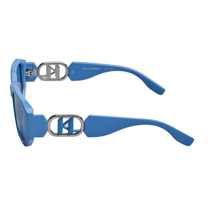 Lunettes De Soleil - KARL LAGERFELD - KL6085S - Couleur 450 Azure - Verres Bleus - Style Tendance
