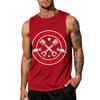 Men Sleeveless Tank Top Casual Muscle Shirt Labor Day Graphic Print Cotton Blend Lightweight Workout Gym Apparel