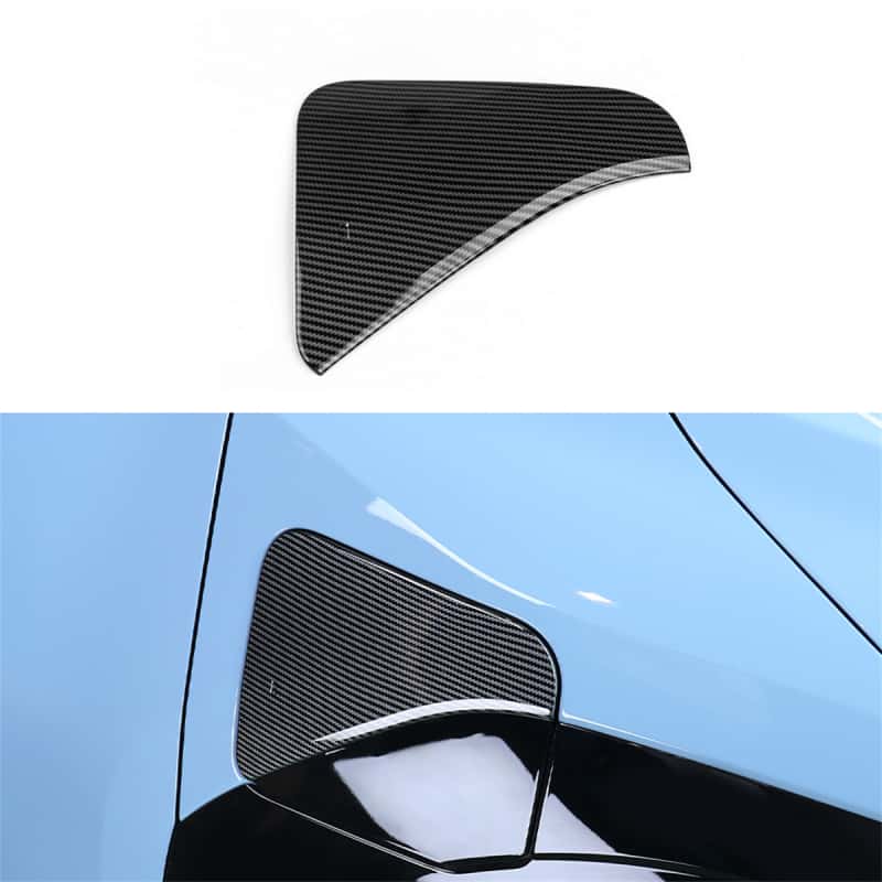For Kia EV3 2024 2025 Carbon Fiber Central Console  Window Button Air Middle Vent Trim Rear Row Cover Car Tuning Accessories LHD
