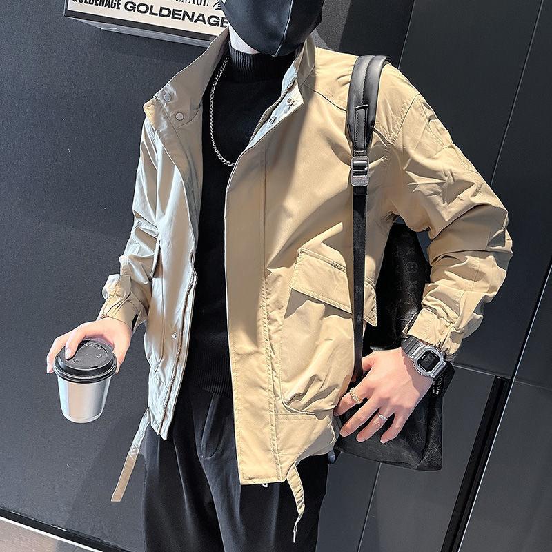 Coat Men's Spring and Autumn Casual Jacket Slim Fit Men's Baseball Uniform