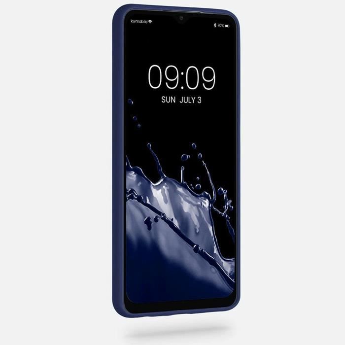 Coque - BOOLING - Samsung Galaxy A32 5G - Souple - Anti-rayures - Bleu Marine